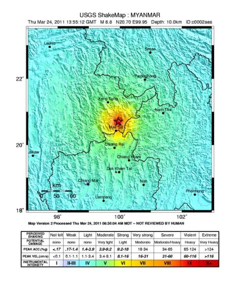 earthquake myanmar